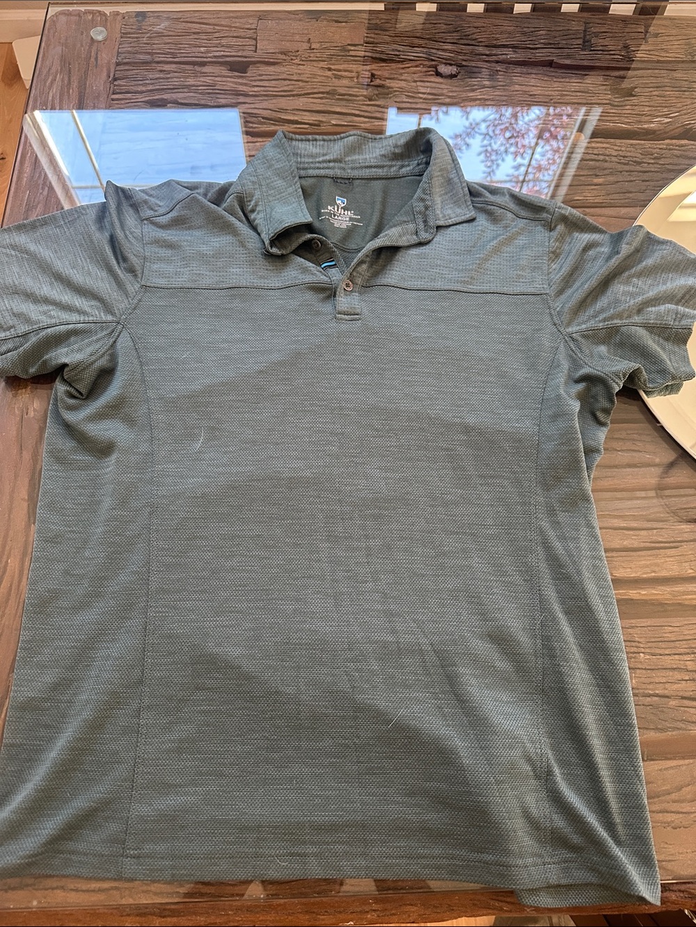 Khl Men’s Large Performance Polo Shirt | Olive Green | Moisture-Wicking